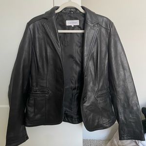 Calvin Klein leather jacket